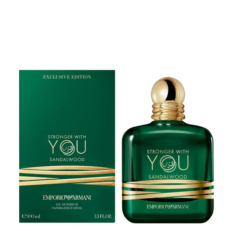 عطر امبوريو ارماني سترونجر ويذ يو صندل وود او دي بارفيوم 100 مل