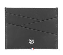 حافظة بطاقات جلدية سوداء استى ديبون لاين دى 