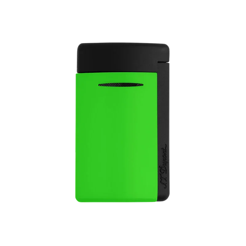 S.T. Dupont Minijet Lacquer Neon Green Lighter
