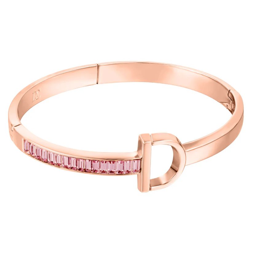 DICI Milano sara bangle for women steel rose gold 