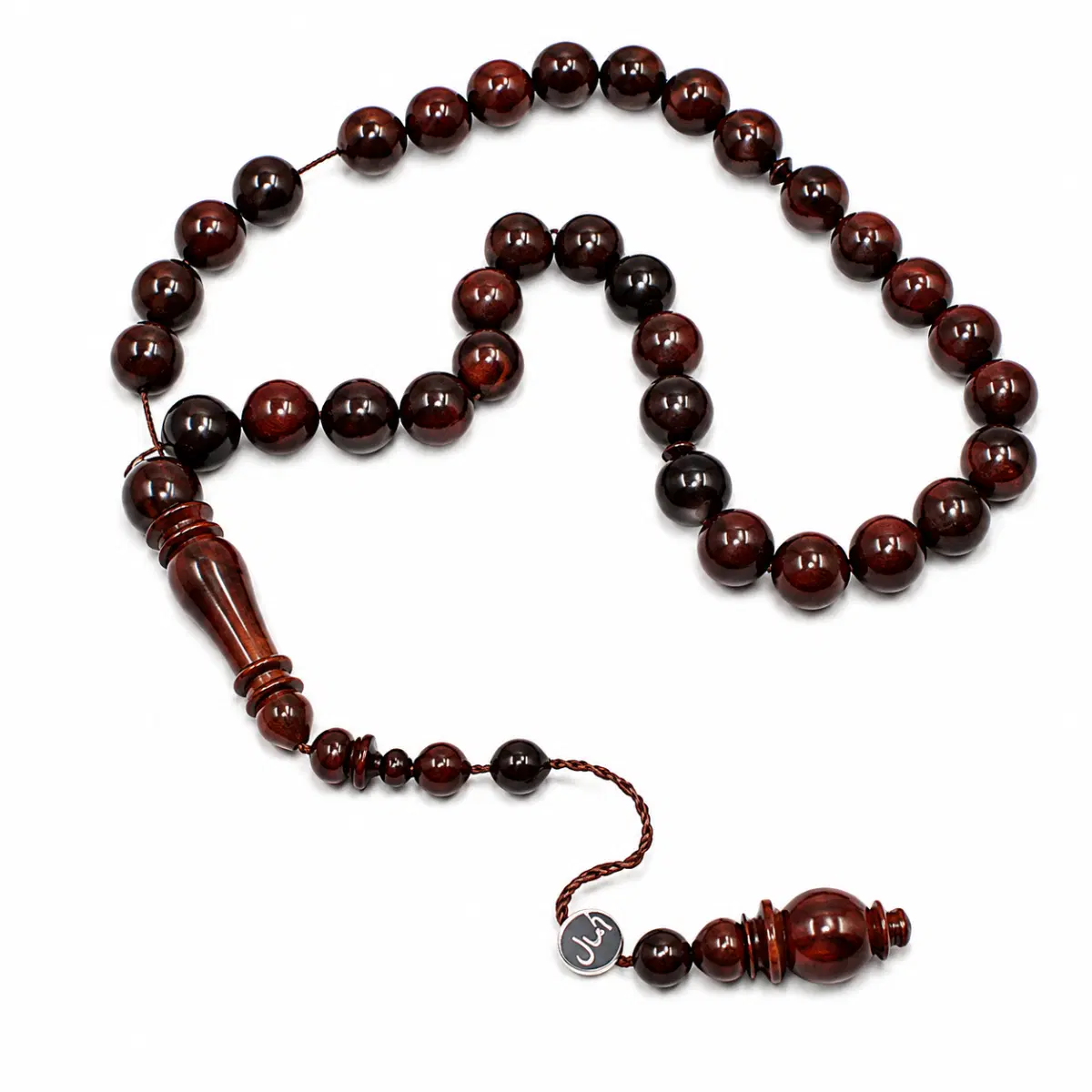 ASAL Coconut Wood Rosary 11MM - Brown Prayer Beads