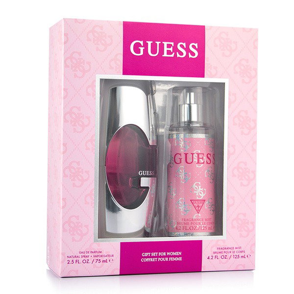 Guess Pink For Women Set EDP 75ml + Fragrance Mist 125ml