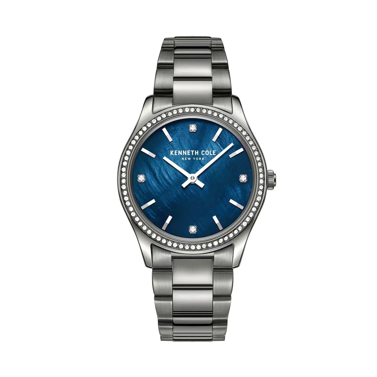 Kenneth Cole women watch steel gun metal