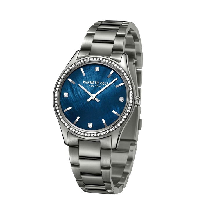 Kenneth Cole women watch steel gun metal