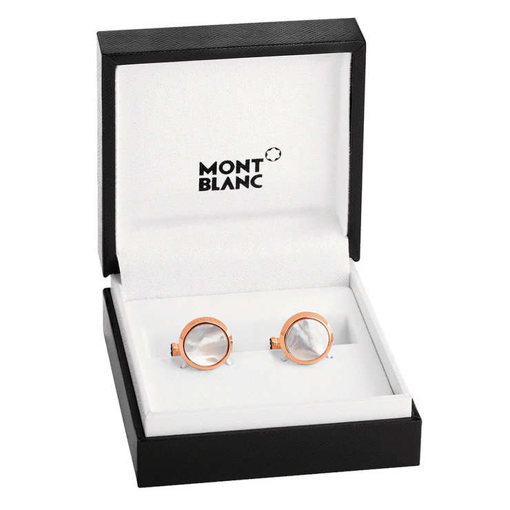 Montblanc Meisterstuck Cufflink Rose Gold 