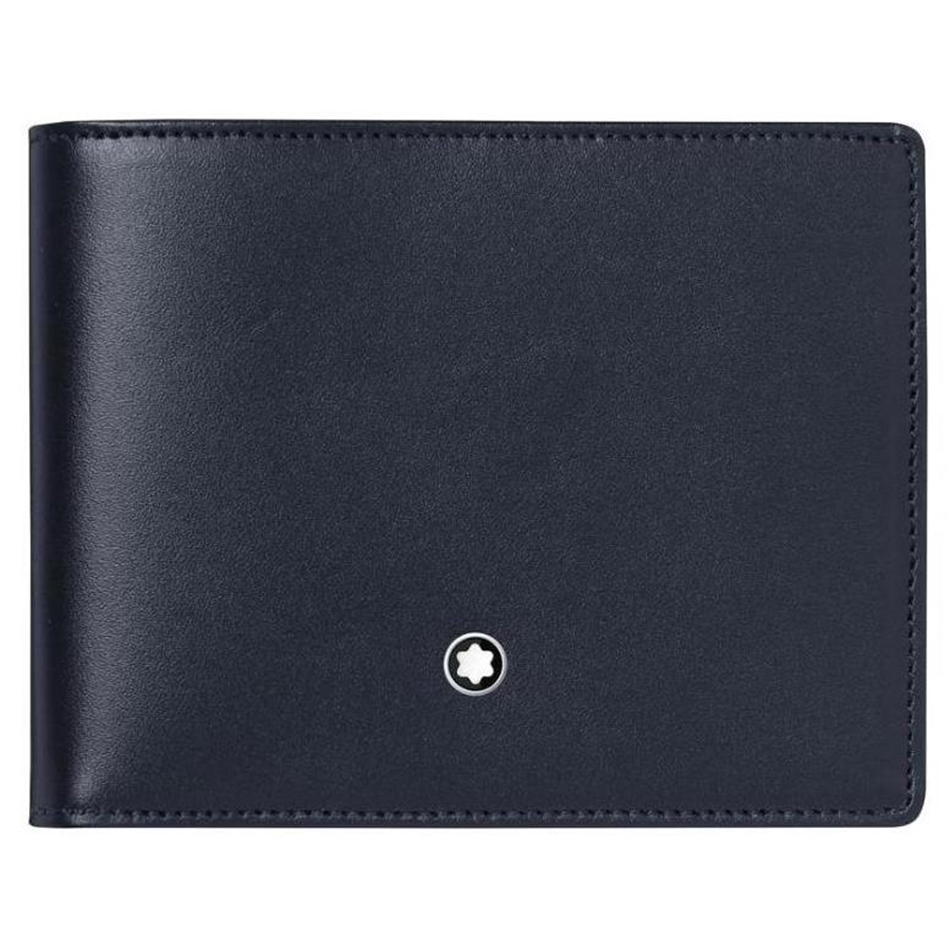 Montblanc Meisterstuck Wallet 6Cc Navy Blue 