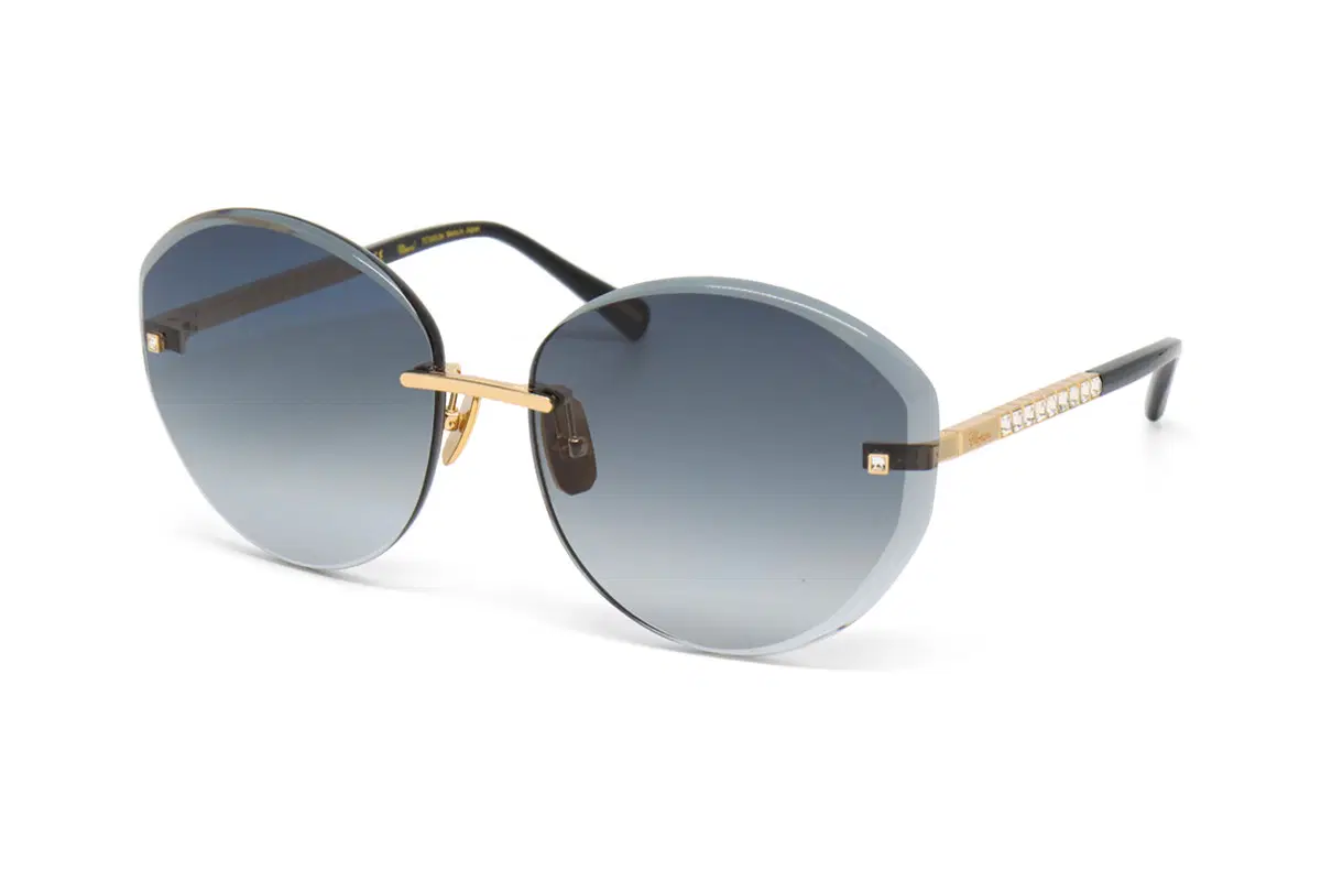 Chopard Women’s Sunglasses Round Gradient Lenses