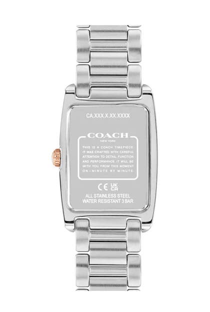 Coach Women Reese Silver & Gold Watch