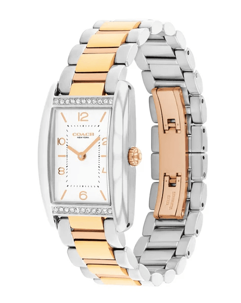 Coach Women Reese Silver & Gold Watch