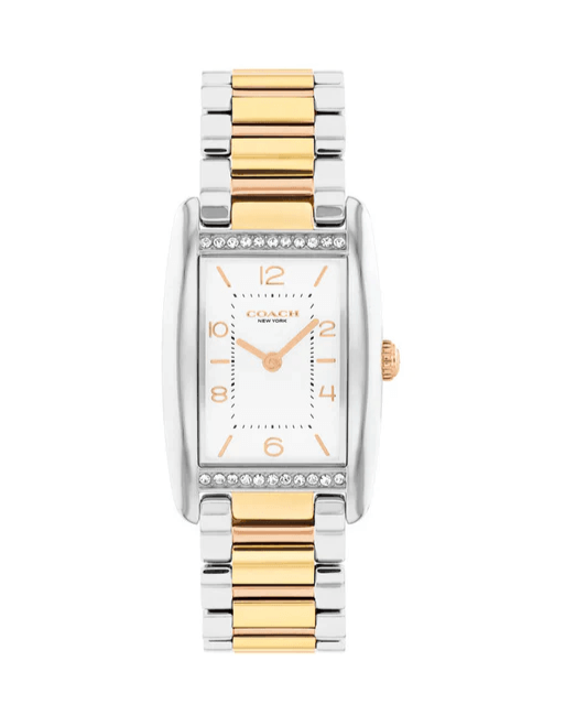 Coach Women Reese Silver & Gold Watch