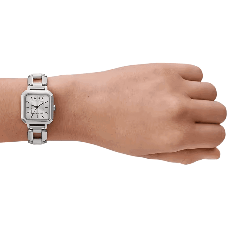 Armani Exchange Women Leila Silver Watch