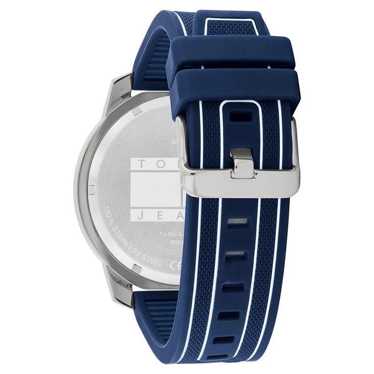 Tommy Hilfiger men Quartz watch with blue silicon