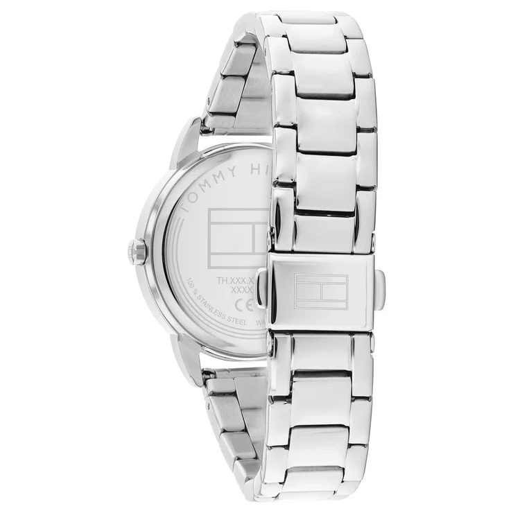 Tommy Hilfiger Kid's Watch - Silver Steel with Pink Dial