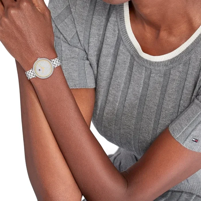 Tommy Hilfiger Women's Silver watch & Crystal Dial