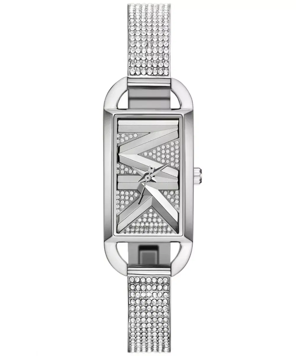 Michael Kors MK Empire Ladies Silver Tone Crystal Watch