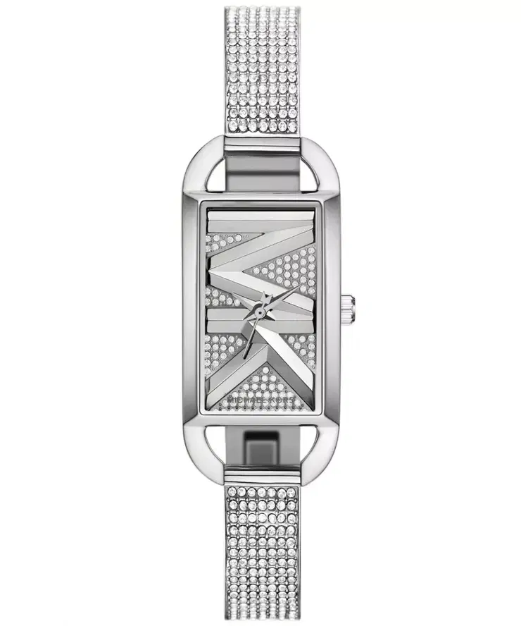 Michael Kors MK Empire Ladies Silver Tone Crystal Watch