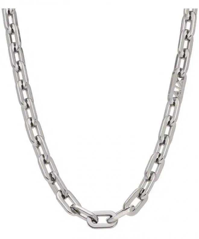 Armani Exchange necklace for men steel silver 