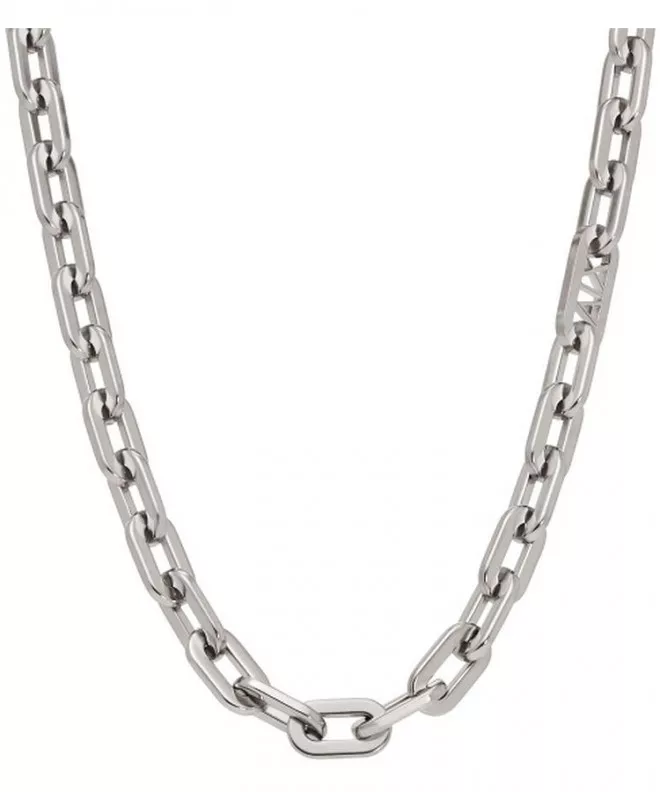 Armani Exchange necklace for men steel silver
