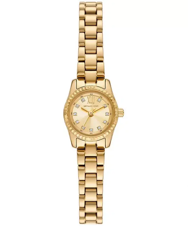 Michael Kors Lexington Ladies Gold Tone Watch Crystal Dial