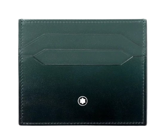 Montblanc Meisterstuck Card Holder 6cc Green Leather