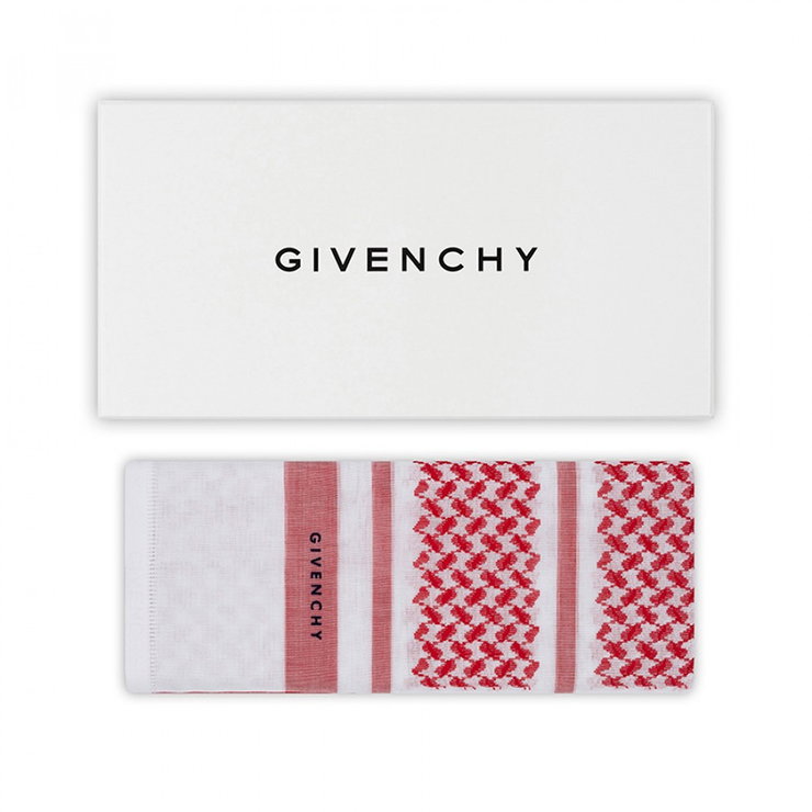 Givenchy Shemagh for men 3T2 , Red , size 52