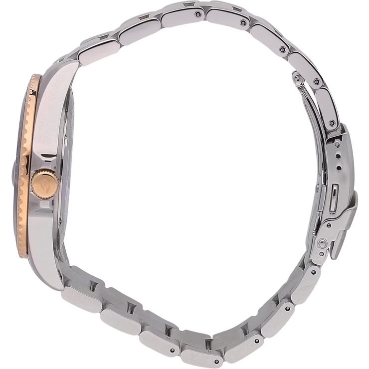 Philip Watch Caribe Watch For Men Black W/Rose Gold