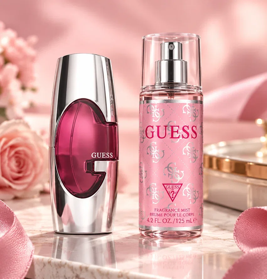Guess Pink For Women Set EDP 75ml + Fragrance Mist 125ml