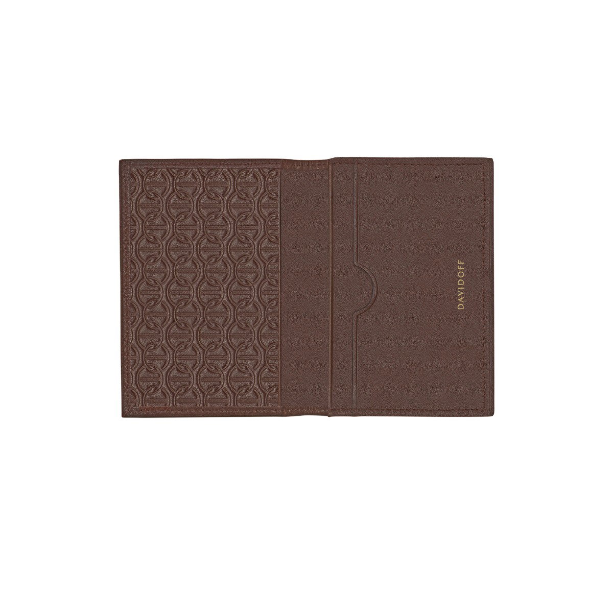 Davidoff Zino Men Brown Leather Wallet 