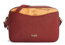 حقيبة كتف صغيرة البا سيتى من الفيرو مارتينى للنساء جلد لون احمر 