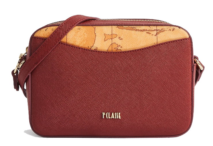 Alviero Martini Alba City reporter shoulder bag , Titian Red