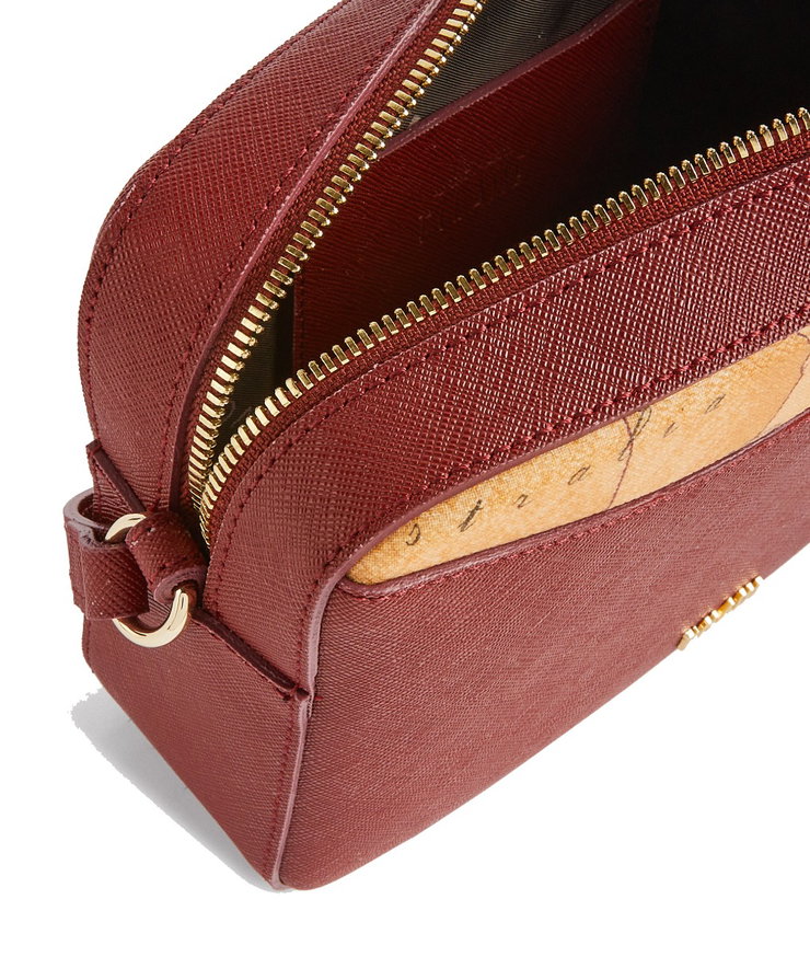 Alviero Martini Alba City reporter shoulder bag , Titian Red