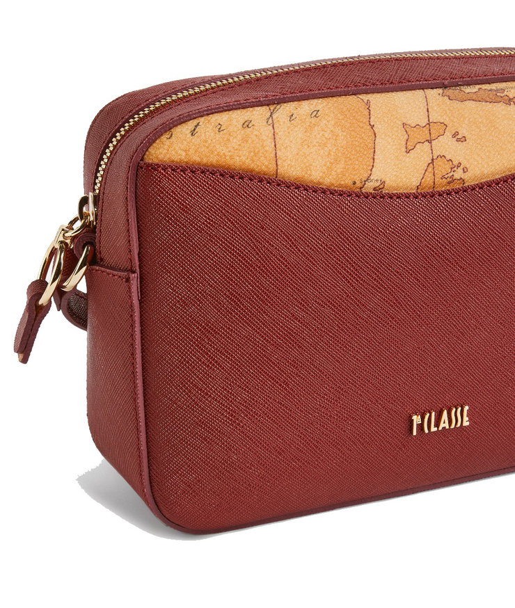 Alviero Martini Alba City reporter shoulder bag , Titian Red