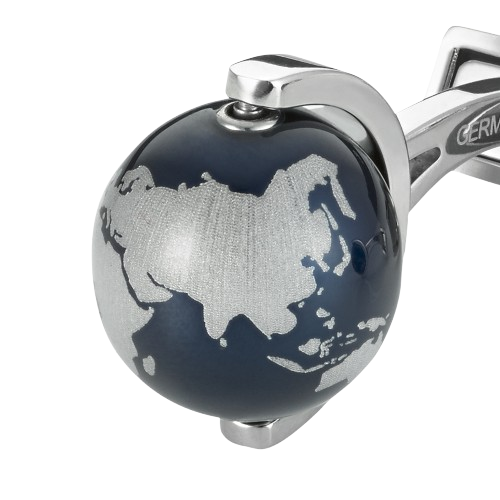 Montblanc Heritage Spirit Cufflinks with Globe Design 