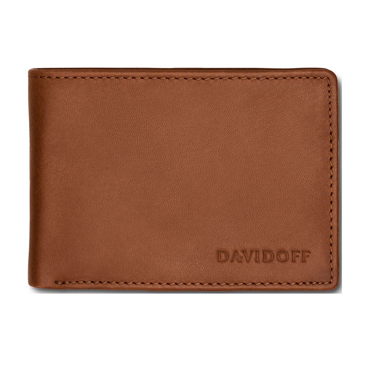 Davidoff Basic Men Brown Leather Wallet Classic