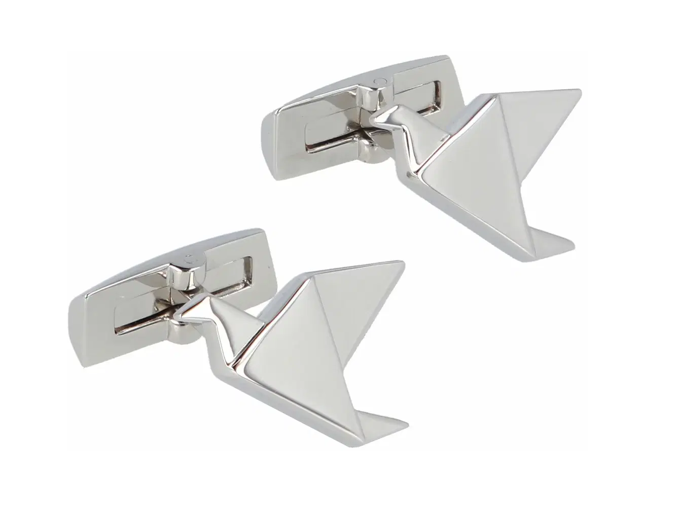 Davidoff Geometric Stainless Steel Cufflinks for Men