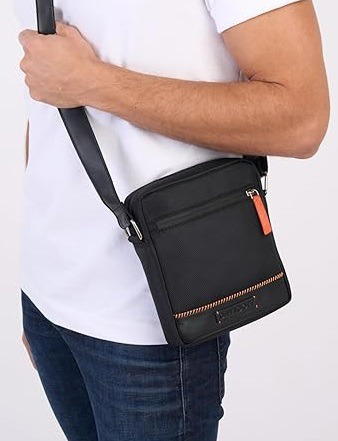 Davidoff Men Black Shoulder Bag
