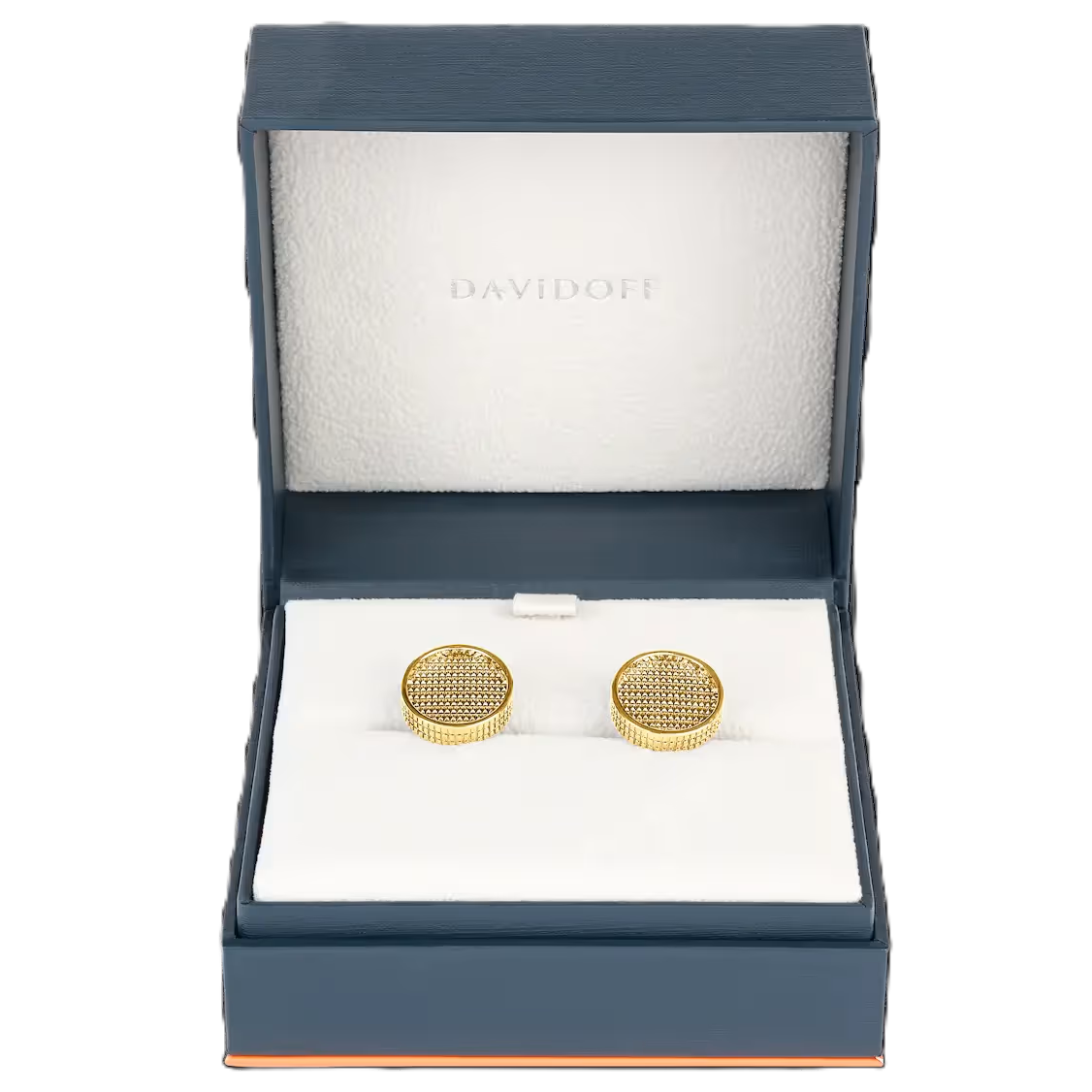 Davidoff Paris Men Cufflinks Gold Stainless Steel