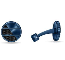 Cerruti 1881 Halves Men Cufflinks Blue with Carbon Fiber