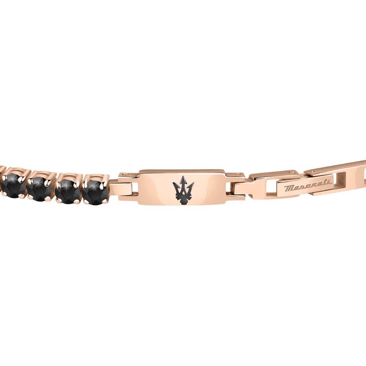 Maserati bracelet for men steel rose gold Size 22cm