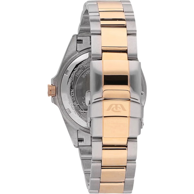 Philip Watch Caribe Watch For Men Black W/Rose Gold