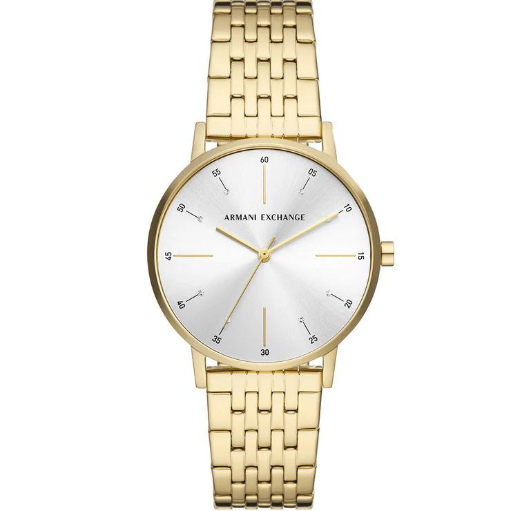 Armani Exchange Lola ladies watch stainless steel gold 