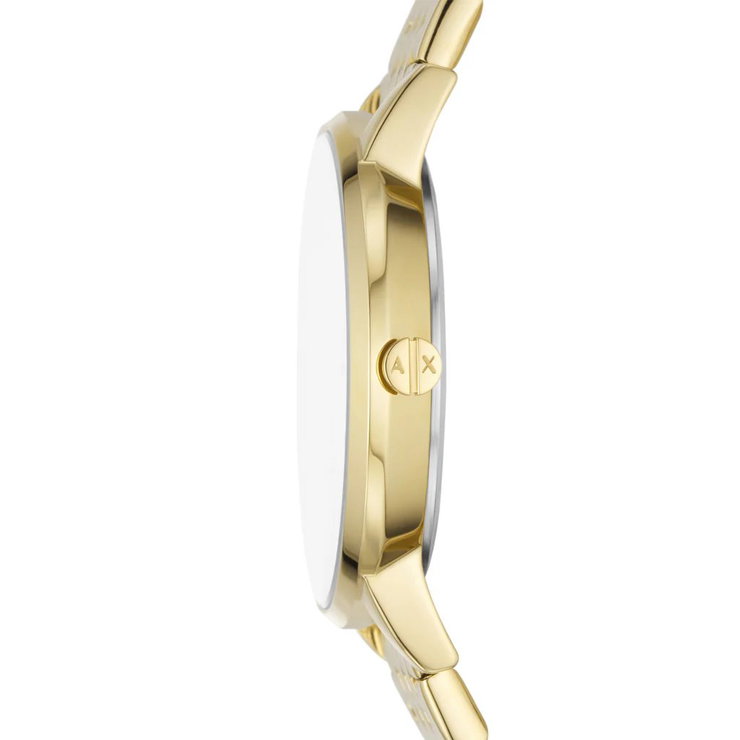 Armani Exchange Lola ladies watch stainless steel gold