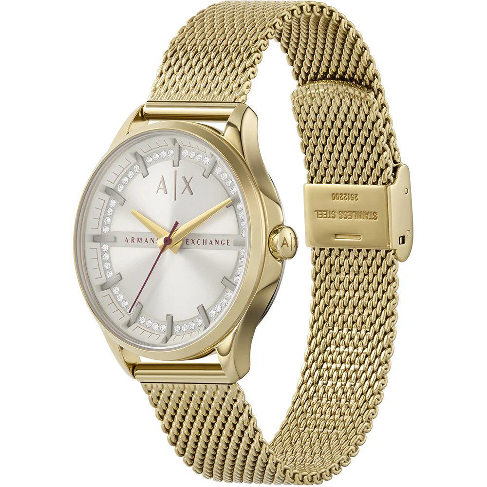 Armani Exchange Lady Hampton Gold Tone Ladies Watch
