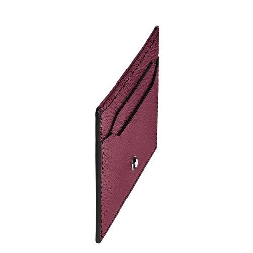 Montblanc Sartorial Burgundy Red Card Holder 