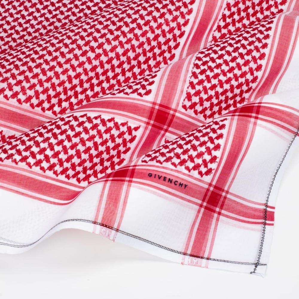 Givenchy Classic Shemagh - LTD Red & White Size 58