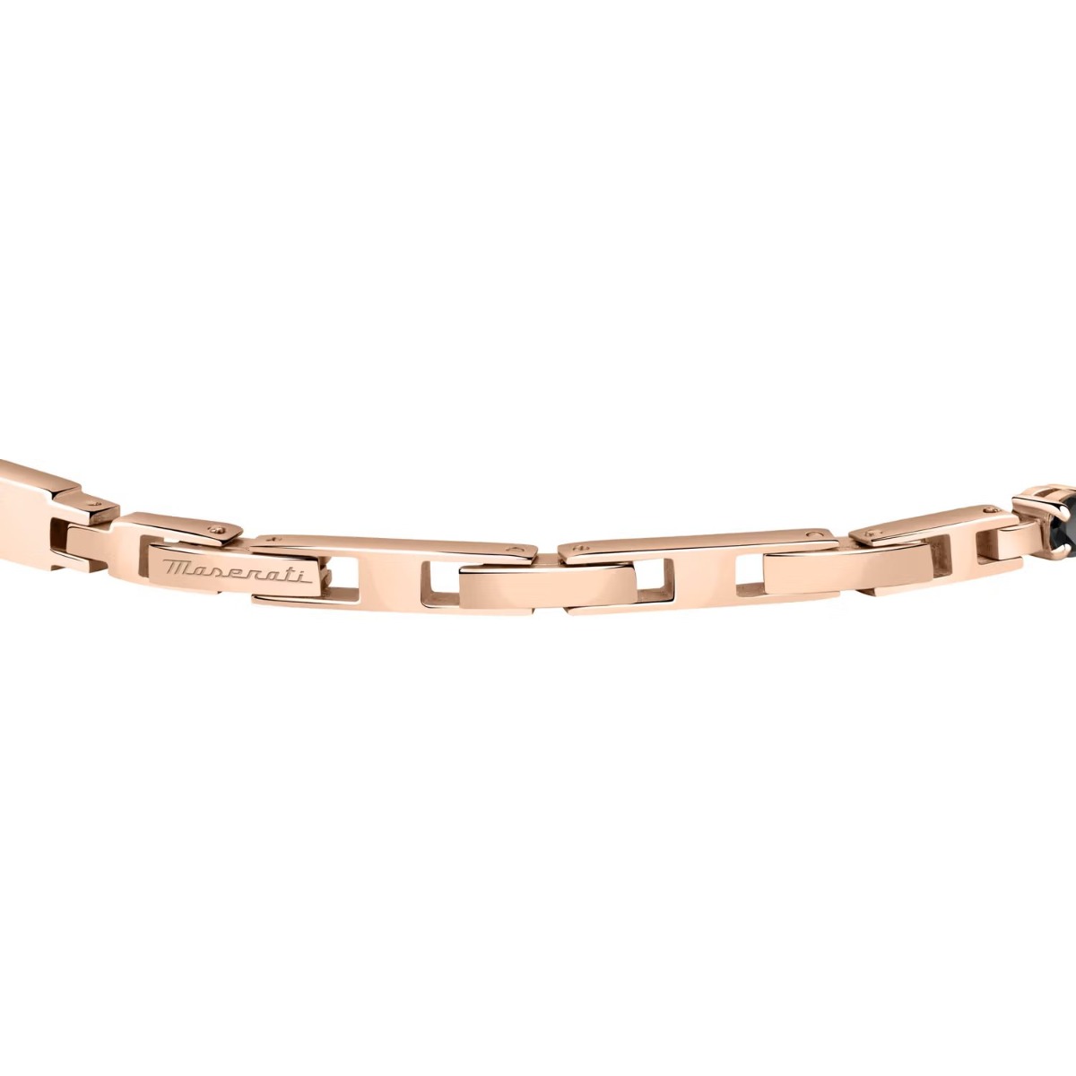 Maserati bracelet for men steel rose gold Size 22cm