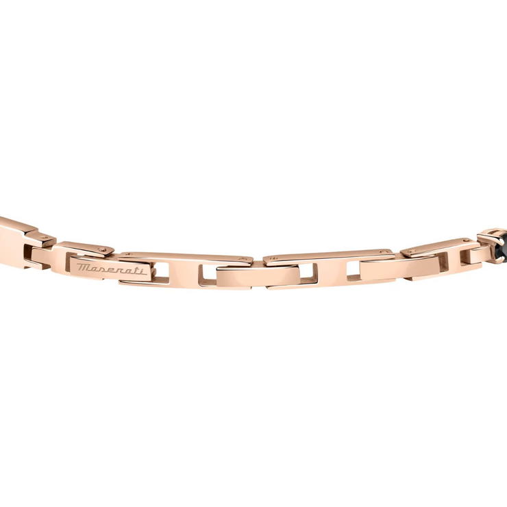Maserati bracelet for men steel rose gold Size 22cm