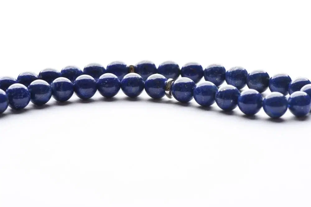 Zayan Lapis Lazuli Rosary 8mm Silver