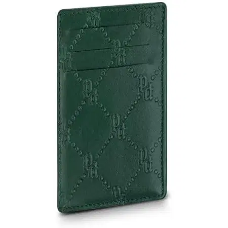Police Antiquity Card Case For Men Green 