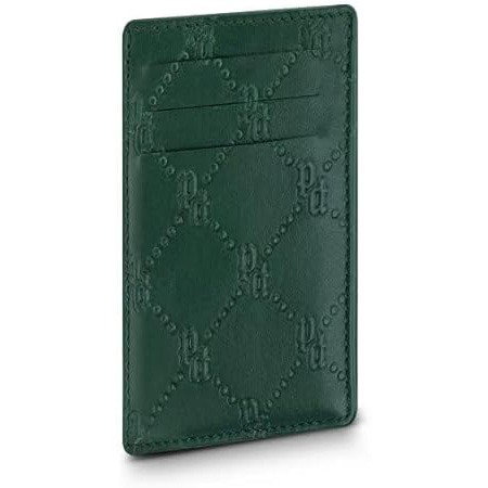 Police Antiquity Card Case For Men Green 